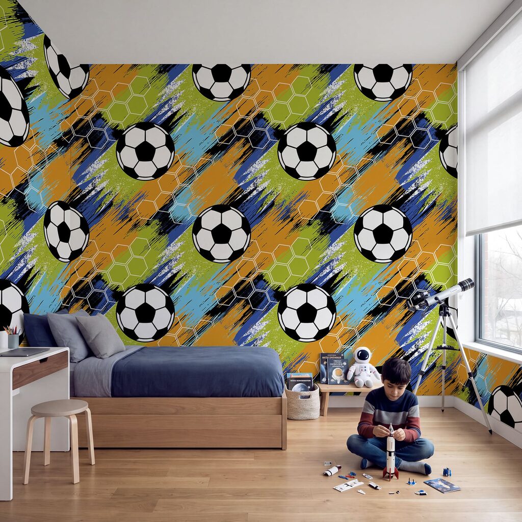 Pattern of football balls Pattern of football balls