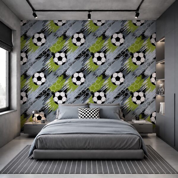 Pattern of football balls Pattern of football balls