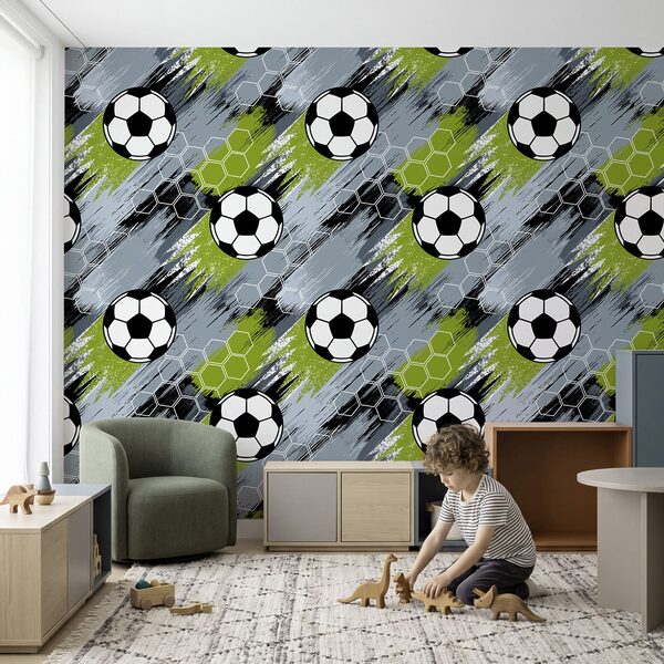 Pattern of football balls Pattern of football balls
