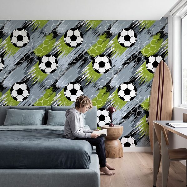 Pattern of football balls Pattern of football balls