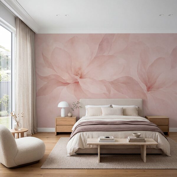 Wall mural Delicate petals in soft hues (SKU: t01057v2) Wall mural Delicate petals in soft hues (SKU: t01057v2)