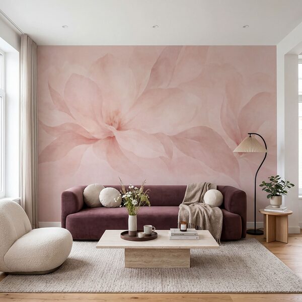 Wall mural Delicate petals in soft hues (SKU: t01057v2) Wall mural Delicate petals in soft hues (SKU: t01057v2)