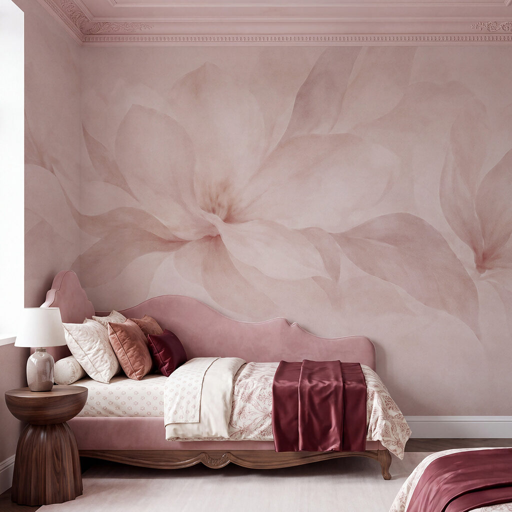 Wall mural Delicate petals in soft hues (SKU: t01057v2) Wall mural Delicate petals in soft hues (SKU: t01057v2)
