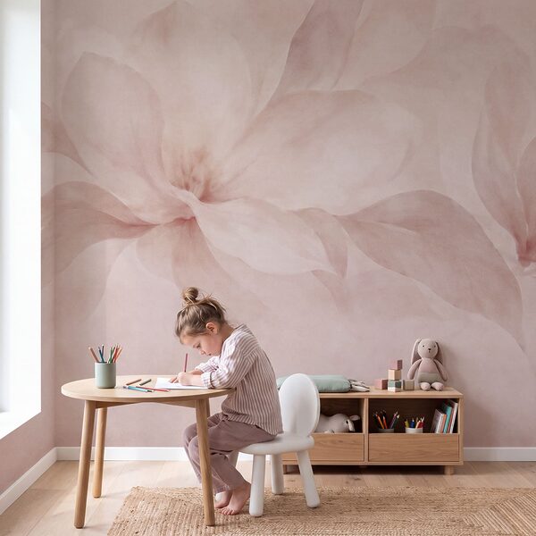 Wall mural Delicate petals in soft hues (SKU: t01057v2) Wall mural Delicate petals in soft hues (SKU: t01057v2)