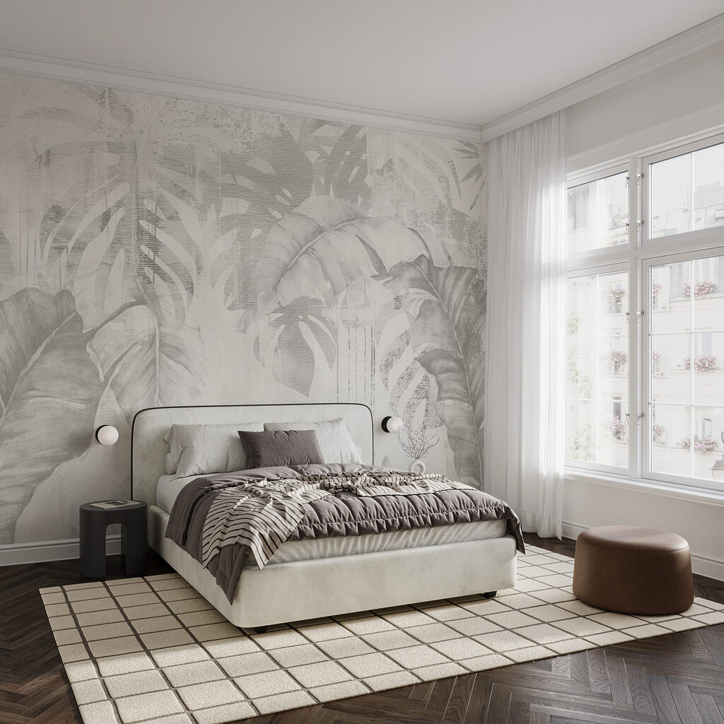 - Elegant foliage in soft shades