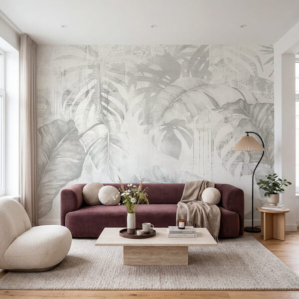 - Elegant foliage in soft shades
