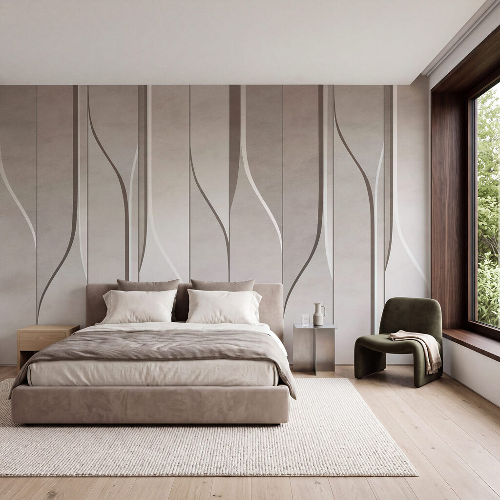 Elegant lines create captivating dimensions