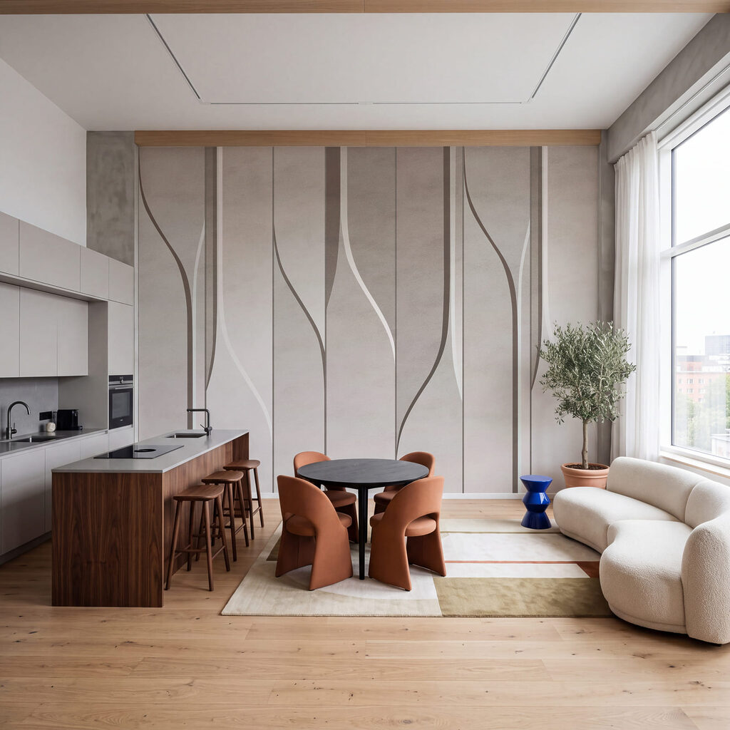 Elegant lines create captivating dimensions Elegant lines create captivating dimensions