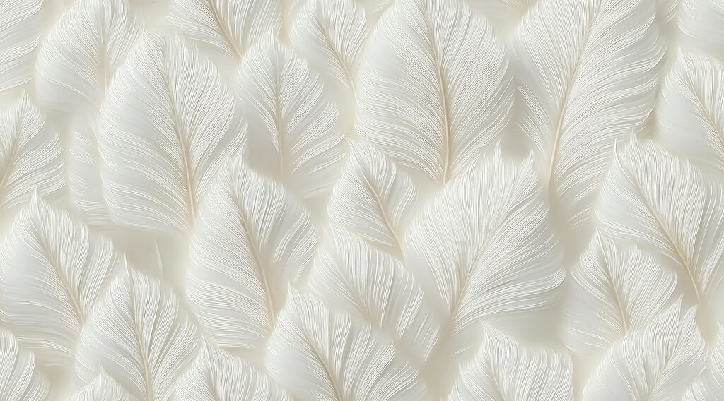 White feather pattern White feather pattern