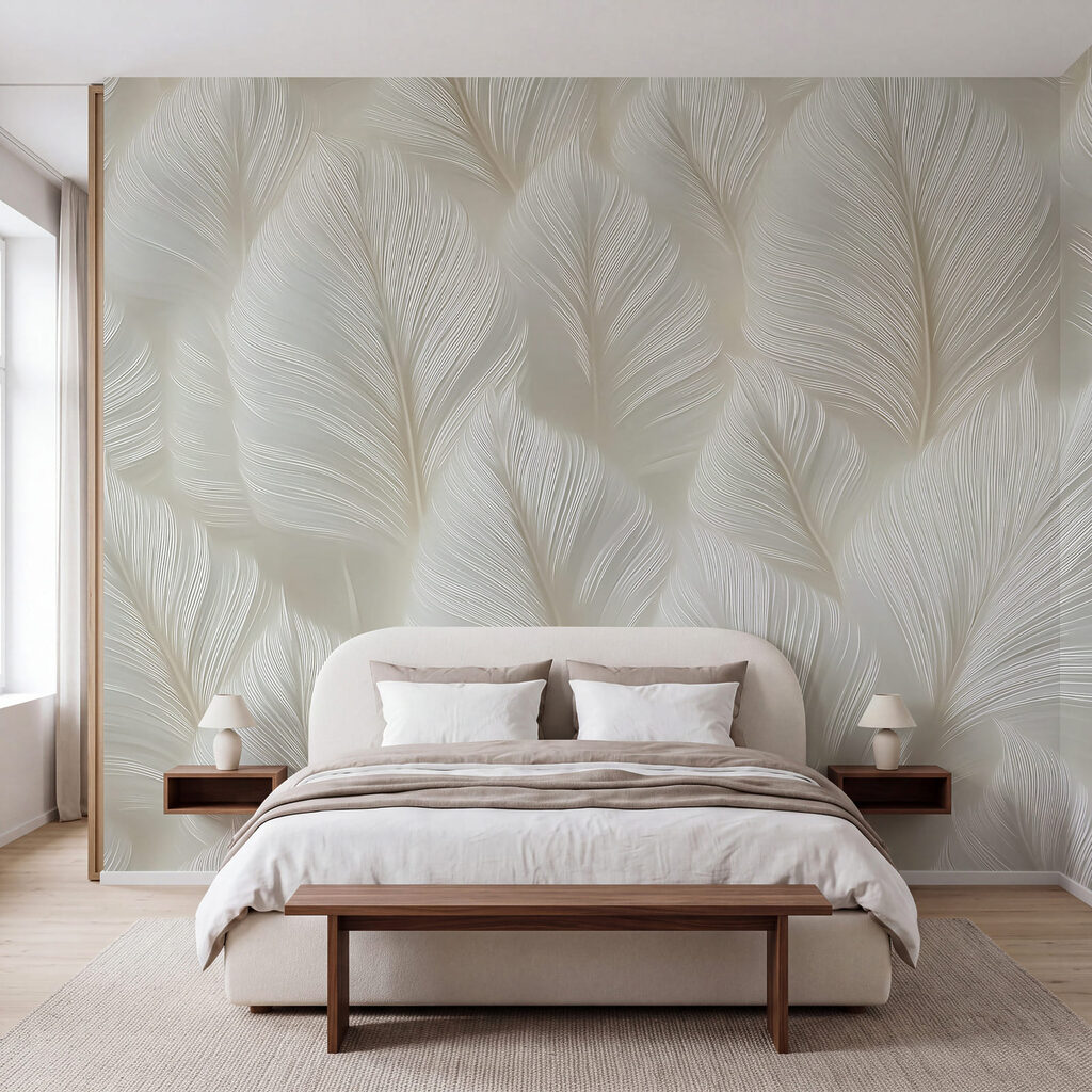 White feather pattern White feather pattern