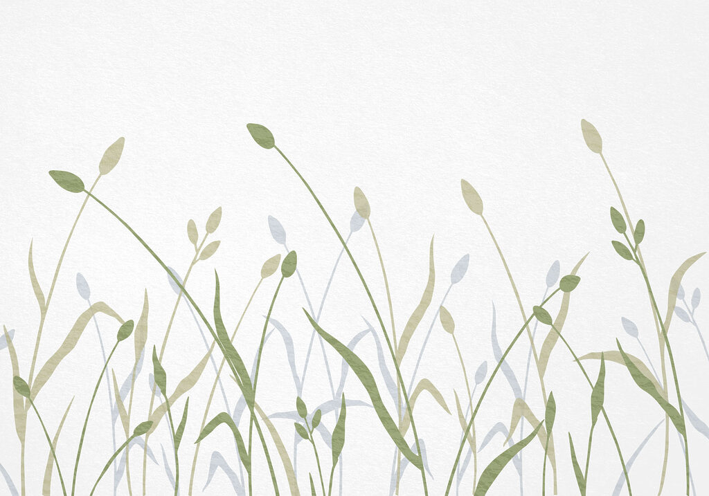 Gentle greens dancing in the breeze