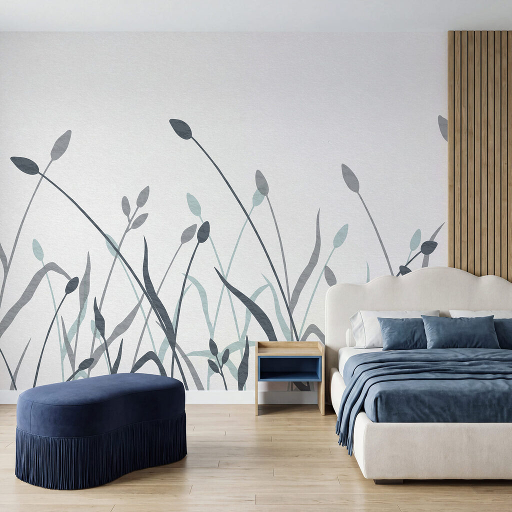 - Elegant greenery in subtle tones - Elegant greenery in subtle tones