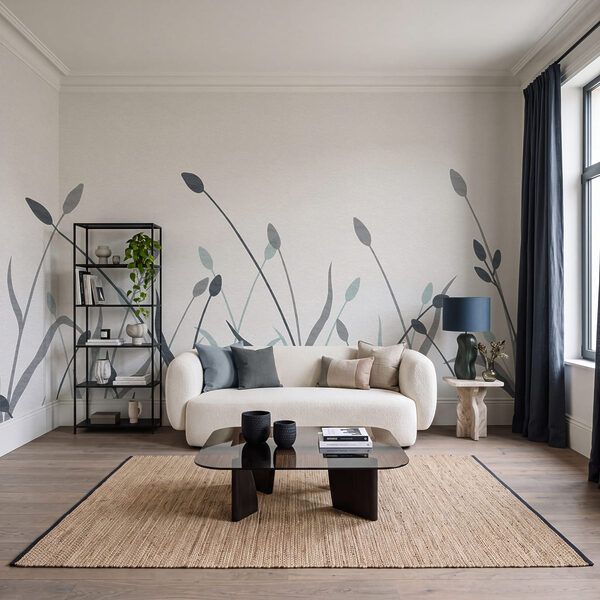 - Elegant greenery in subtle tones Wall mural - Elegant greenery in subtle tones