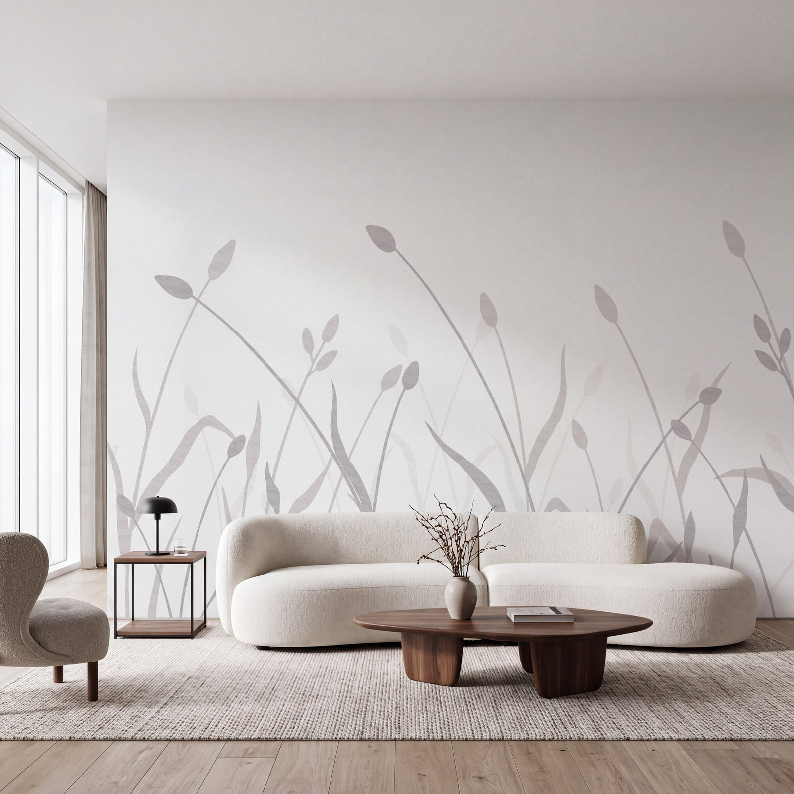 Serene nature-inspired abstract design