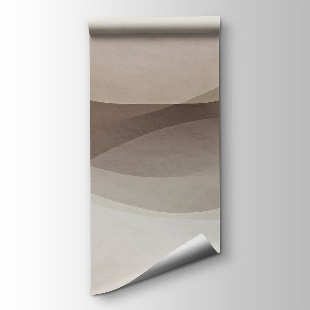 White background with brown and white waves White background with brown and white waves