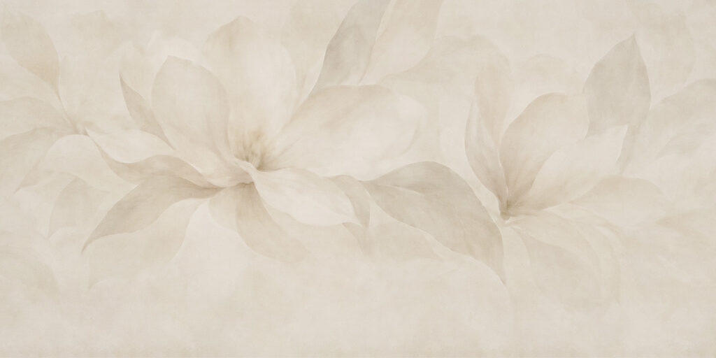 Wall mural Soft blooms in gentle tones (SKU: t01057)