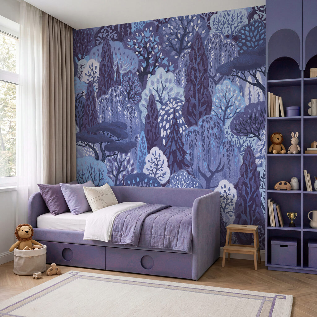 Wall mural Group of trees in a forest (SKU: t01033v3) Wall mural Group of trees in a forest (SKU: t01033v3)