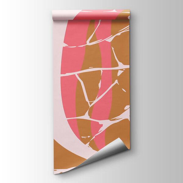 Wall mural Pink and brown swirls (SKU: t01035v1) Wall mural Pink and brown swirls (SKU: t01035v1)