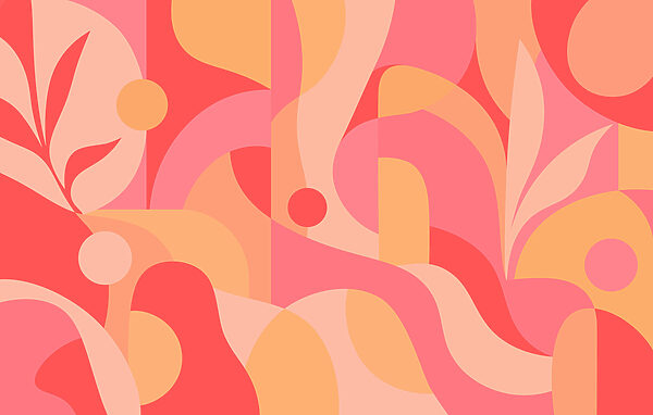 Wall mural Colorful pattern with circles and lines (SKU: t01036v2) Wall mural Colorful pattern with circles and lines (SKU: t01036v2)