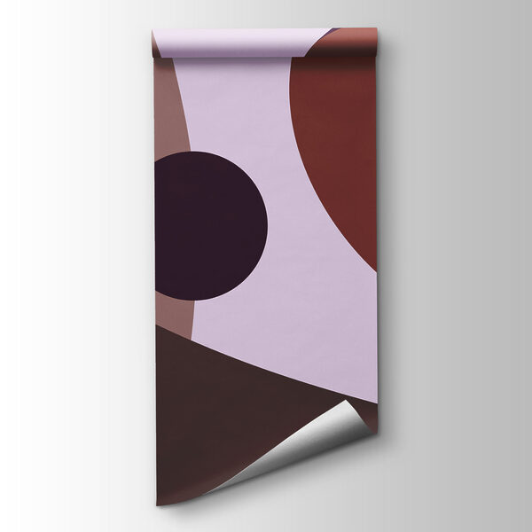 Wall mural Colorful art with curved shapes (SKU: t01036v4) Wall mural Colorful art with curved shapes (SKU: t01036v4)