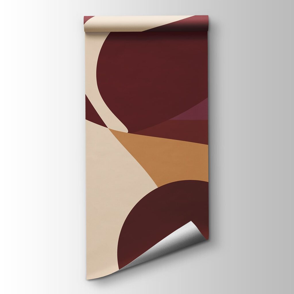 Wall mural Colorful art with curved lines and circles (SKU: t01036v6) Wall mural Colorful art with curved lines and circles (SKU: t01036v6)