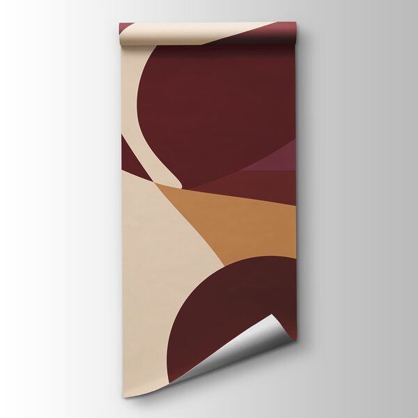 Wall mural Colorful art with curved lines and circles (SKU: t01036v6) Wall mural Colorful art with curved lines and circles (SKU: t01036v6)