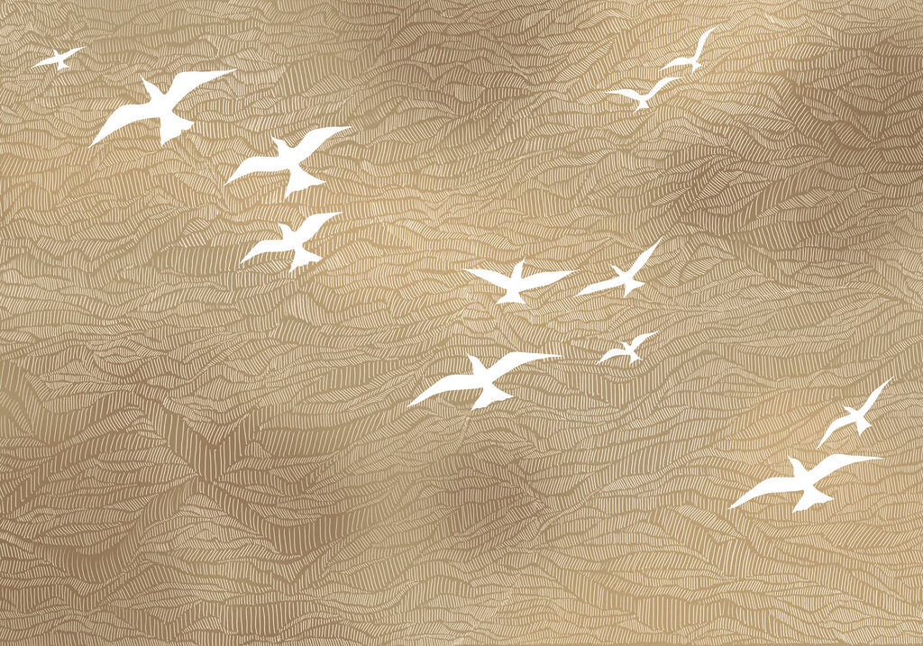 Wall mural Group of birds flying in the sky (SKU: t01092) Wall mural Group of birds flying in the sky (SKU: t01092)