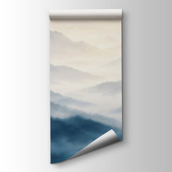 Wall mural Foggy mountain range (SKU: t01065)