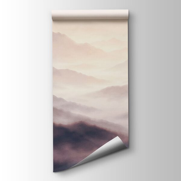 Wall mural Foggy mountain range (SKU: t01065v2) Wall mural Foggy mountain range (SKU: t01065v2)