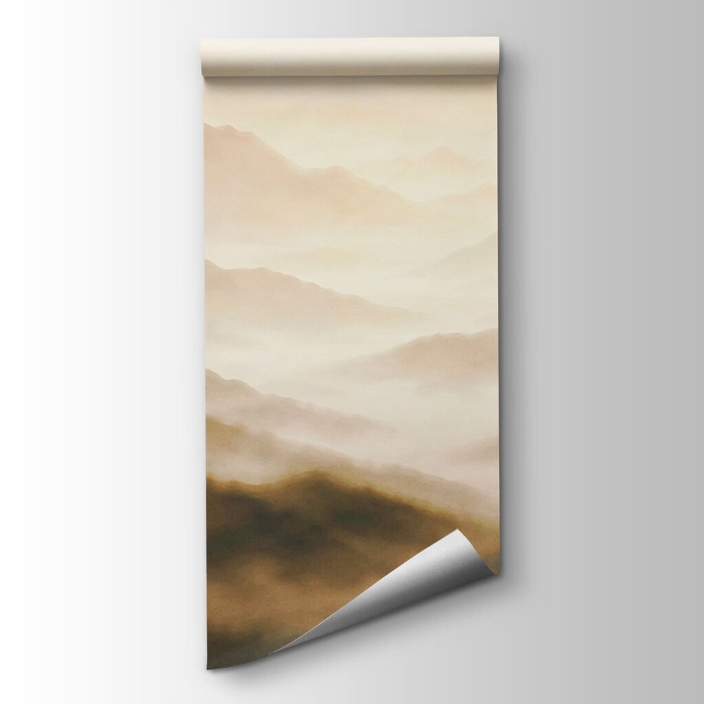 Wall mural Foggy mountain range (SKU: t01065v3) Wall mural Foggy mountain range (SKU: t01065v3)
