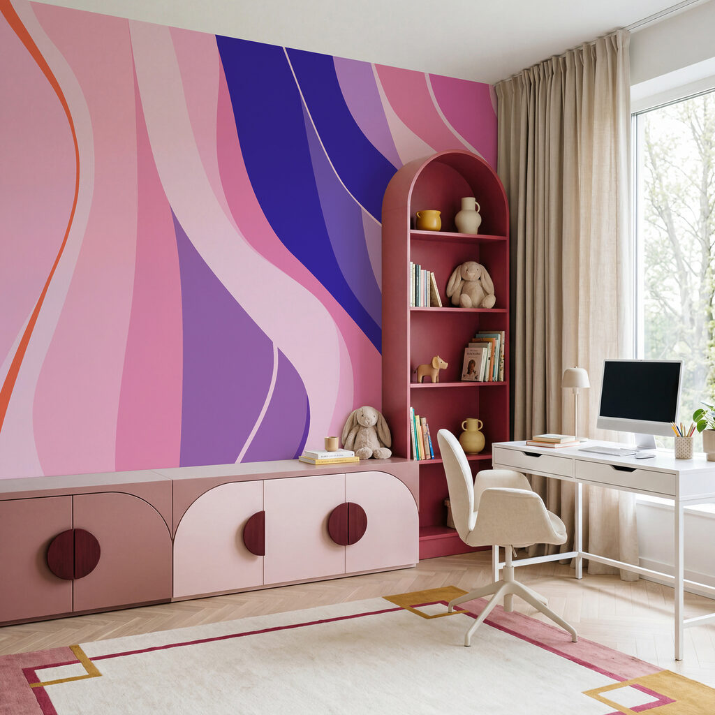 Wall mural Colorful background with lines (SKU: t01039) Wall mural Colorful background with lines (SKU: t01039)