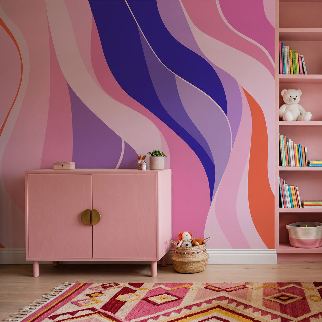 Wall mural Colorful background with lines (SKU: t01039) Wall mural Colorful background with lines (SKU: t01039)