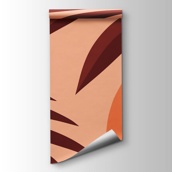 Wall mural Blooming beauty in warm hues (SKU: t01045v4)