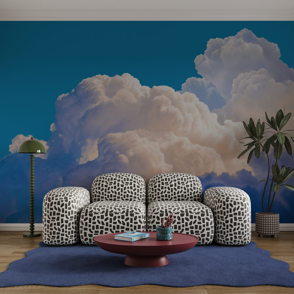 Wall mural Blue sky with clouds (SKU: t01046) Wall mural Blue sky with clouds (SKU: t01046)