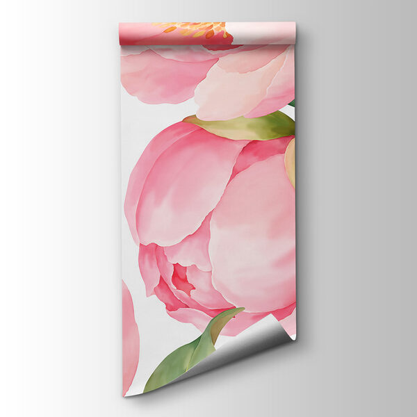 Wall mural Pattern of pink flowers (SKU: t01096) Wall mural Pattern of pink flowers (SKU: t01096)