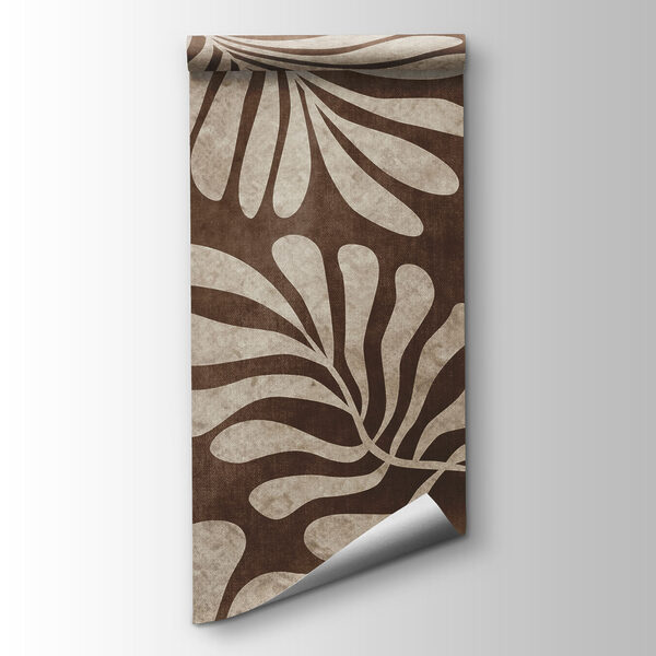 Wall mural Brown and white pattern (SKU: t01111v4)