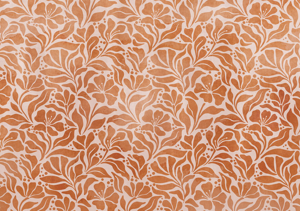 Wall mural Nature-inspired floral pattern design (SKU: t01114) Wall mural Nature-inspired floral pattern design (SKU: t01114)