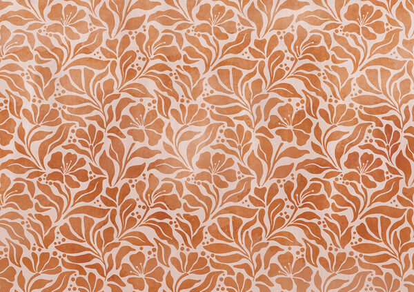 Wall mural Nature-inspired floral pattern design (SKU: t01114) Wall mural Nature-inspired floral pattern design (SKU: t01114)