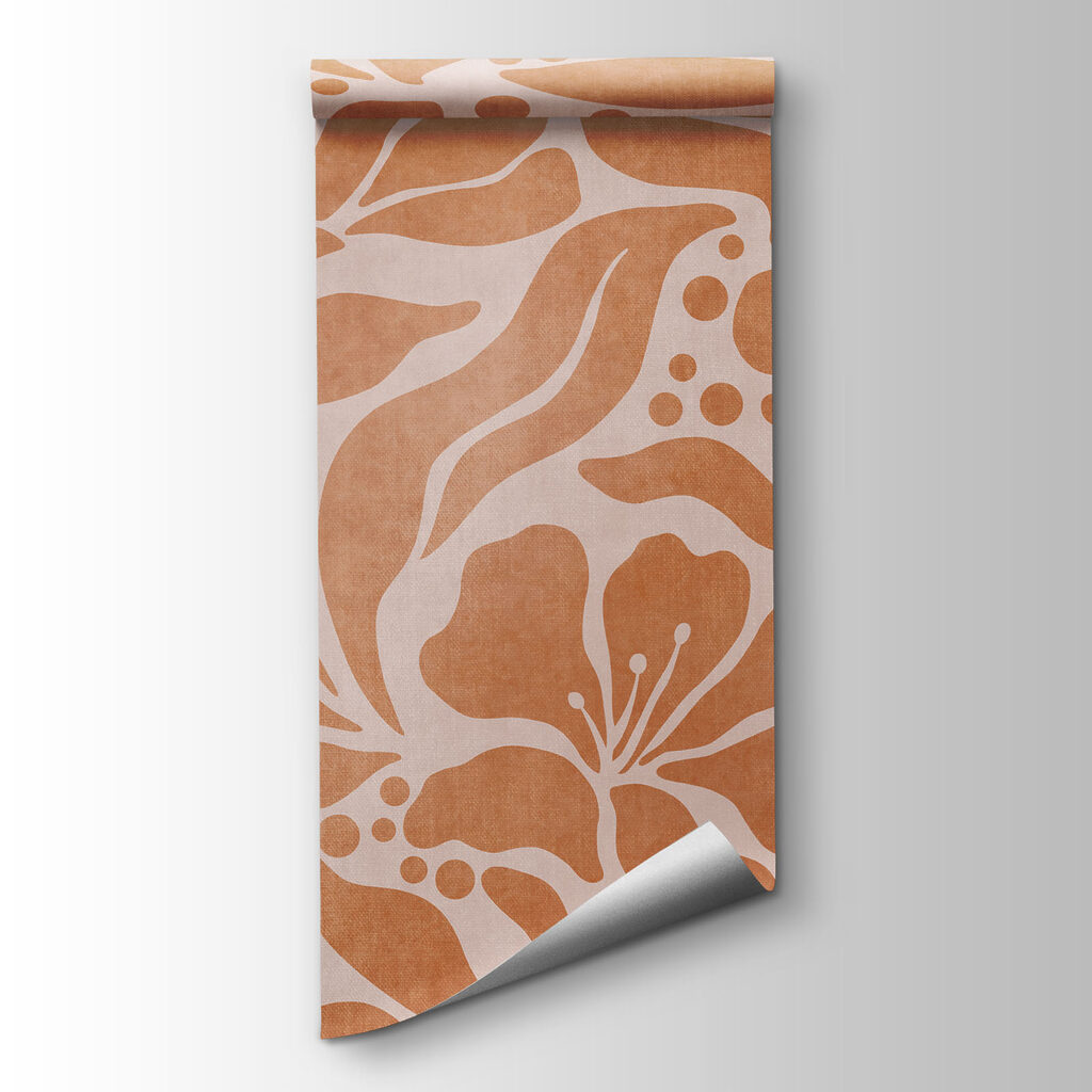 Wall mural Nature-inspired floral pattern design (SKU: t01114) Wall mural Nature-inspired floral pattern design (SKU: t01114)
