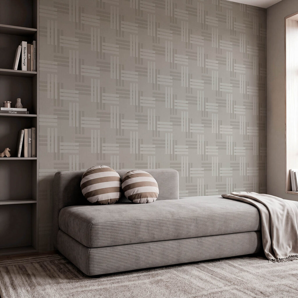 Wall mural Grey and white pattern (SKU: t01085) Wall mural Grey and white pattern (SKU: t01085)