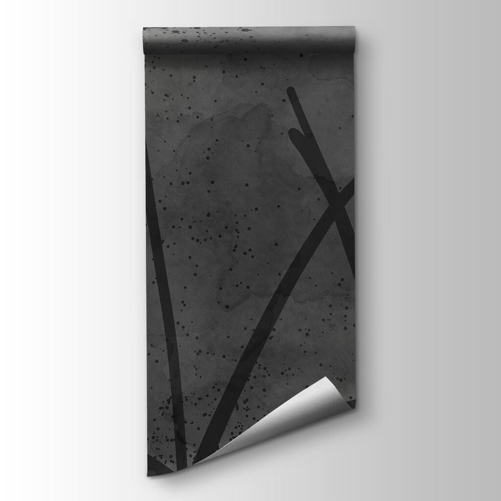Wall mural Black and white image of flowers (SKU: t01087) Wall mural Black and white image of flowers (SKU: t01087)