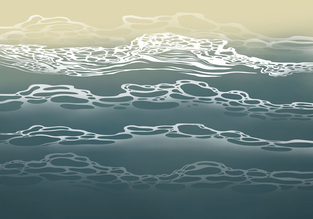 Wall mural White clouds in the sky (SKU: t01122) Wall mural White clouds in the sky (SKU: t01122)