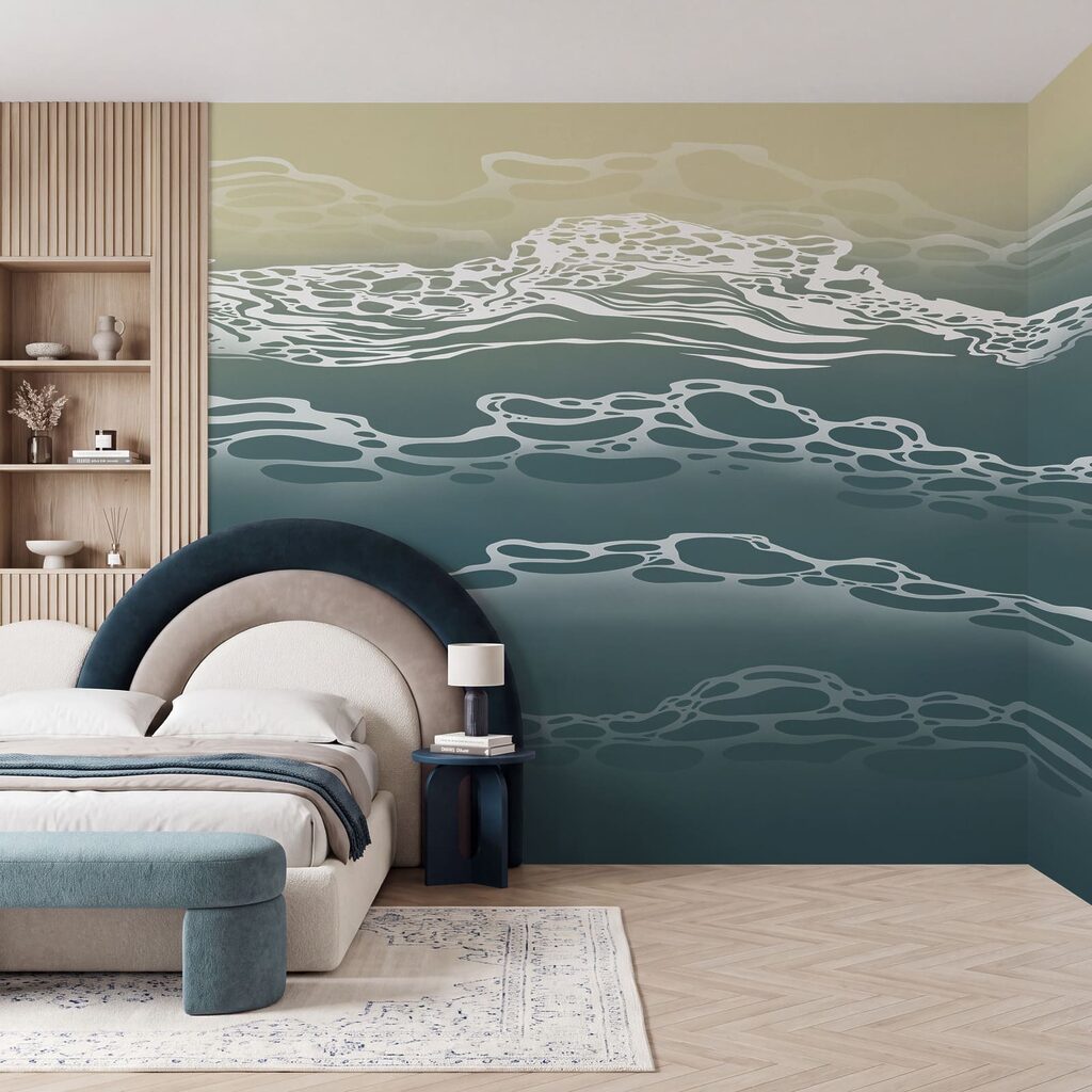 Wall mural White clouds in the sky (SKU: t01122) Wall mural White clouds in the sky (SKU: t01122)