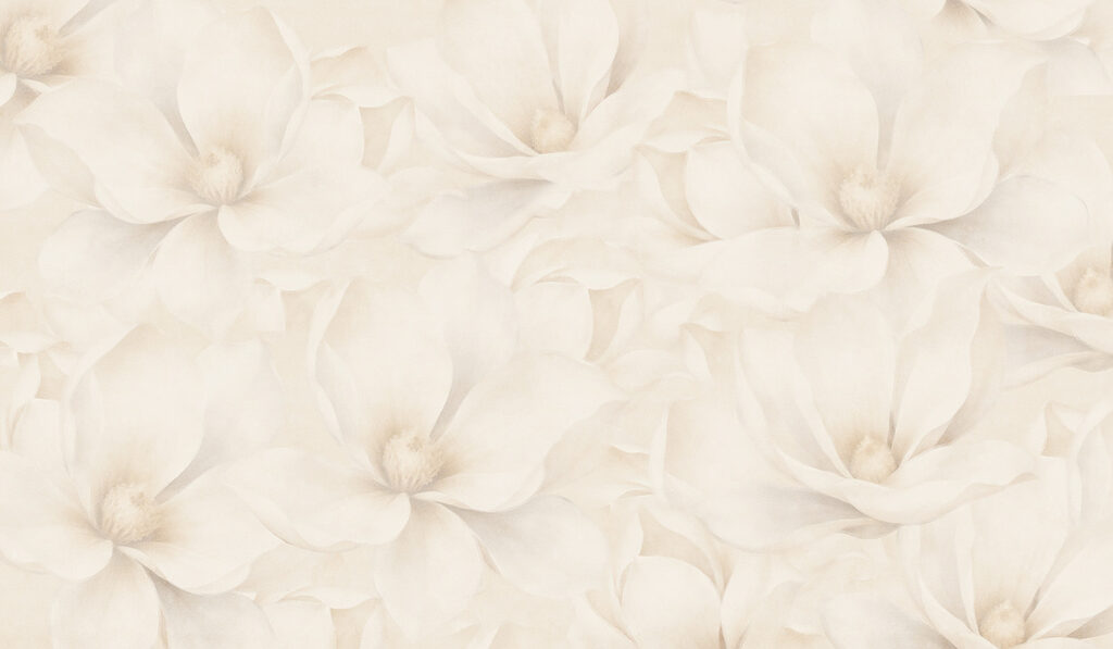 Wall mural Delicate blooms in soft colors (SKU: t01129)