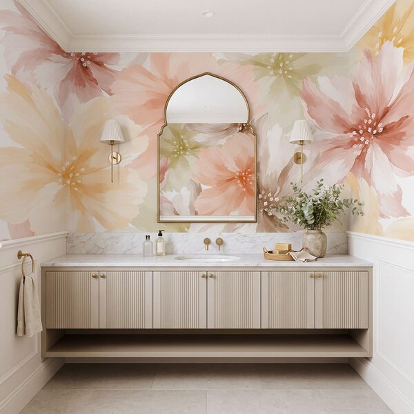 Wall mural Group of flowers on a white background (SKU: t01133) Wall mural Group of flowers on a white background (SKU: t01133)