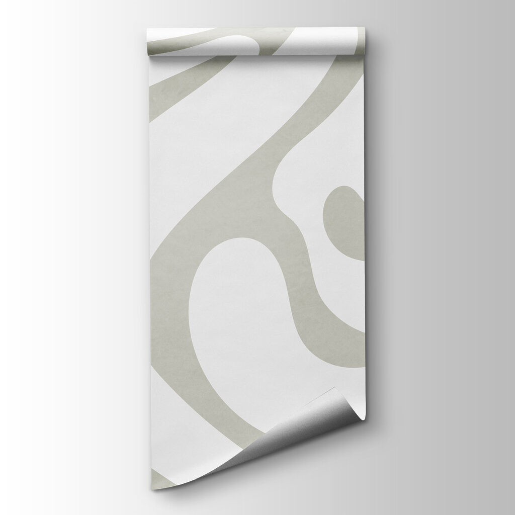 Wall mural White and gray pattern (SKU: t01191) Wall mural White and gray pattern (SKU: t01191)