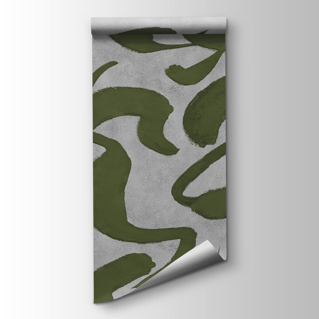 Wall mural Pattern of green and grey lines (SKU: t01147v1) Wall mural Pattern of green and grey lines (SKU: t01147v1)